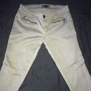 Green Skinny Jean Pants